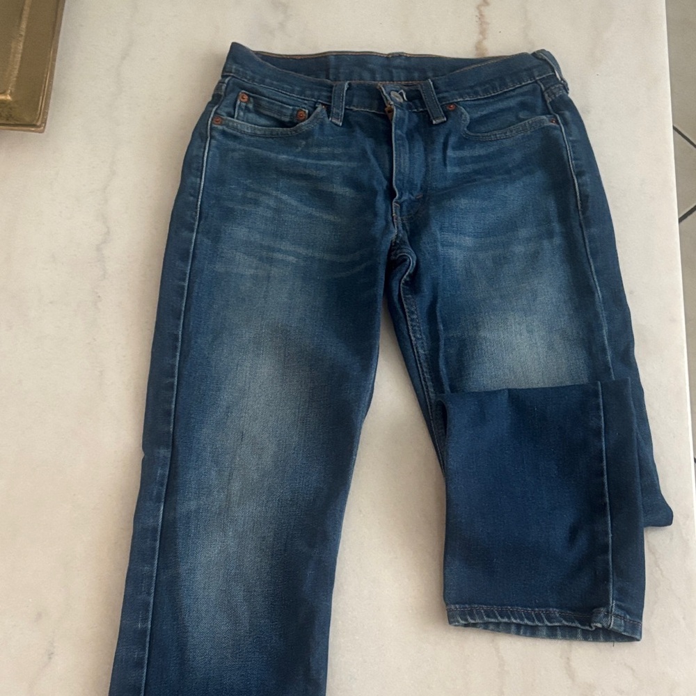 Levi's Dark Blue Straight Jeans